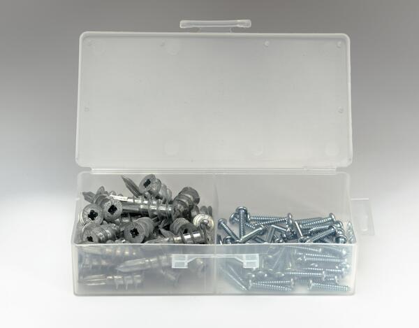 2369 METAL ZIP IT ANCHOR KIT (50 ANCHORS & SCREWS)