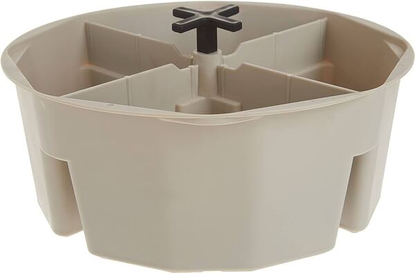 CLC1153 3" HIGH ROUND BUCKET TRAY 12 PER CASE