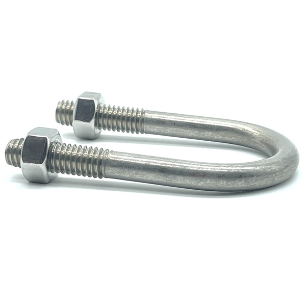 4UB316SS-10 U BOLT 316 STAINLESS - USA 4" PIPE