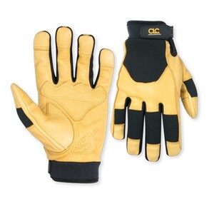 TOP GRAIN HYBRID GLOVE - L 72 PAIR PER CASE