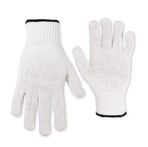 WHITE STRING KNIT GLOVES 12 PER PACK/300 PER CASE